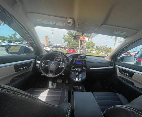 Honda CRV Inside View